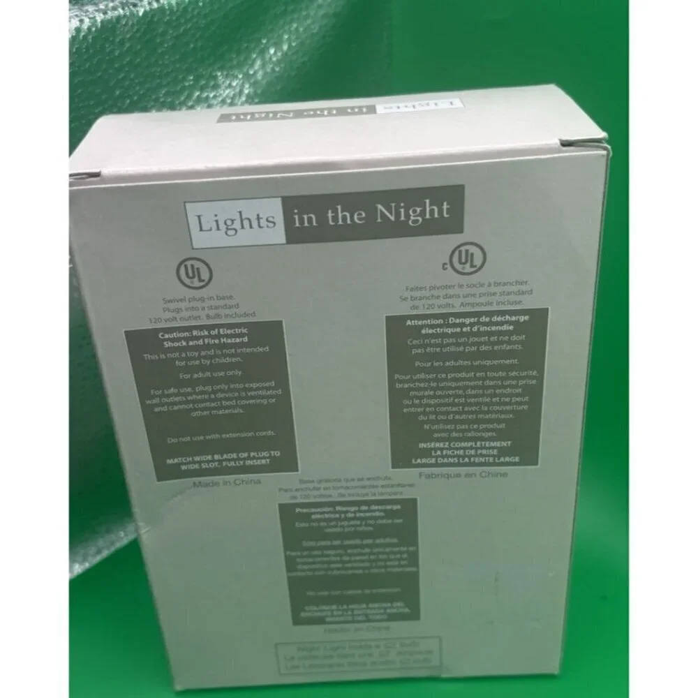 Ganz Lights in the night Nightlight Heart Metal Heart Plastic Base